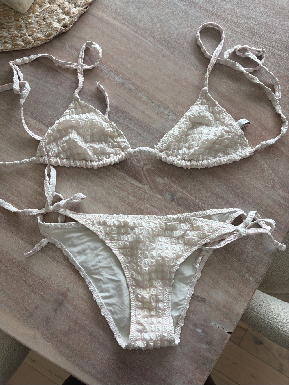 Solid & Striped Pink Gingham Bikini